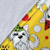 Puppy Yorkshire Terrier Dog Print Pattern Blanket-grizzshop