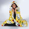 Puppy Yorkshire Terrier Dog Print Pattern Hooded Blanket-grizzshop