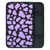 Purple And Black Cow Print Car Console Cover-grizzshop