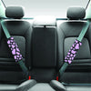 Purple And Black Cow Print Seat Belt Cover-grizzshop