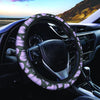 Purple And Black Cow Print Steering Wheel Cover-grizzshop