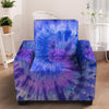 Purple And Blue Tie Dye Armchair Cover-grizzshop