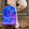 Purple And Blue Tie Dye Backpack-grizzshop