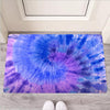 Purple And Blue Tie Dye Door Mat-grizzshop