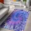 Purple And Blue Tie Dye Floor Mat-grizzshop