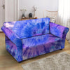 Purple And Blue Tie Dye Loveseat Cover-grizzshop