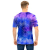 Purple And Blue Tie Dye Men T Shirt-grizzshop