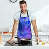 Purple And Blue Tie Dye Men's Apron-grizzshop