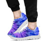 Purple And Blue Tie Dye Men's Sneakers-grizzshop