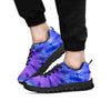 Purple And Blue Tie Dye Men's Sneakers-grizzshop