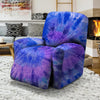 Purple And Blue Tie Dye Recliner Cover-grizzshop