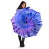 Purple And Blue Tie Dye Umbrella-grizzshop