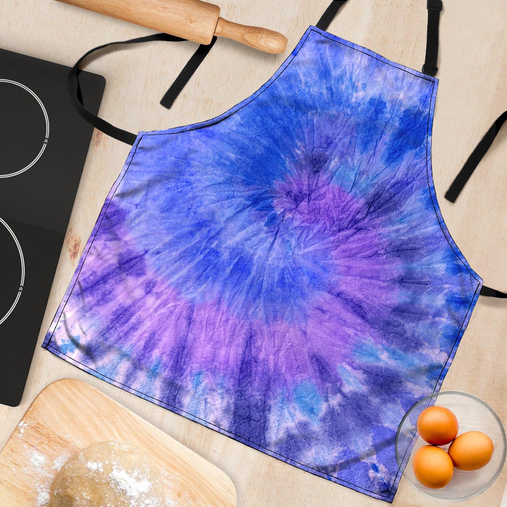 Purple And Blue Tie Dye Women's Apron-grizzshop