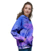 Purple And Blue Tie Dye Women's Hoodie-grizzshop