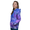 Purple And Blue Tie Dye Women's Hoodie-grizzshop