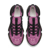 Purple Bandana Print Black Gym Shoes-grizzshop