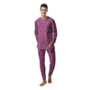 Purple Bandana Print Men's Pajamas-grizzshop