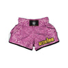 Purple Bandana Print Muay Thai Boxing Shorts-grizzshop