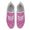 Purple Bandana Print White Athletic Shoes-grizzshop