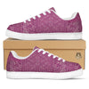 Purple Bandana Print White Low Top Sneakers-grizzshop