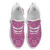 Purple Bandana Print White Walking Shoes-grizzshop