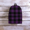 Purple Buffalo Plaid Backpack-grizzshop