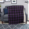 Purple Buffalo Plaid Blanket-grizzshop