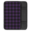 Purple Buffalo Plaid Car Console Cover-grizzshop