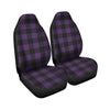 Purple Buffalo Plaid Car Seat Covers-grizzshop