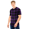 Purple Buffalo Plaid Men T Shirt-grizzshop