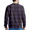 Purple Buffalo Plaid Men's Sweatshirt-grizzshop