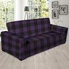 Purple Buffalo Plaid Sofa Cover-grizzshop