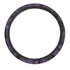 Purple Buffalo Plaid Steering Wheel Cover-grizzshop