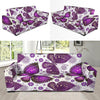 Purple Butterfly Pattern Print Sofa Covers-grizzshop