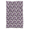 Purple Butterfly Pattern Print Throw Blanket-grizzshop