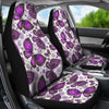 Purple Butterfly Pattern Print Universal Fit Car Seat Cover-grizzshop