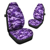 Purple Camo And Camouflage Print Car Seat Covers-grizzshop