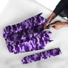 Purple Camo And Camouflage Print Umbrella-grizzshop