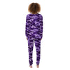 Purple Camo And Camouflage Print Women's Pajamas-grizzshop