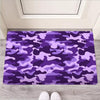 Purple Camo Print Door Mat-grizzshop