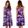 Purple Camo Print Dress-grizzshop