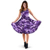 Purple Camo Print Dress-grizzshop