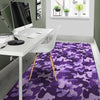 Purple Camo Print Floor Mat-grizzshop