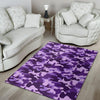 Purple Camo Print Floor Mat-grizzshop