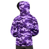 Purple Camo Print Men's Hoodie-grizzshop