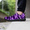 Purple Camo Print Men's Sneakers-grizzshop