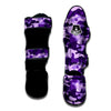 Purple Camo Print Muay Thai Shin Guard-grizzshop