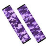 Purple Camo Print Seat Belt Cover-grizzshop