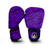 Purple Camouflage Dark Print Boxing Gloves-grizzshop