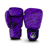 Purple Camouflage Dark Print Boxing Gloves-grizzshop